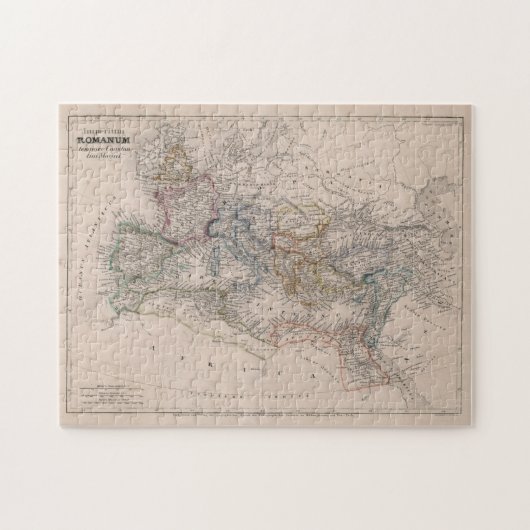 Vintage Map of The Roman Empire (1852) Puzzle (Horizontal)