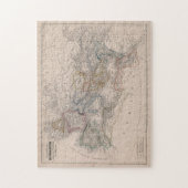 Vintage Map of The Roman Empire (1852) Puzzle (Vertikal)