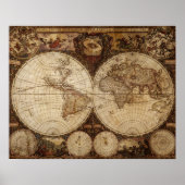 Vintage Map Poster (Vorne)