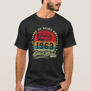 Vintage March 1961 62 Perfectly Aged 62Nd Birthday T-Shirt