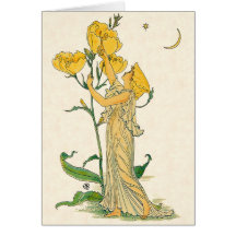 Vintage Märchen, Abend Primrose, Walter Krane