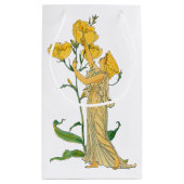 Vintage Märchen, Abend Primrose, Walter Krane Kleine Geschenktüte (Rückseite)