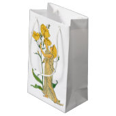 Vintage Märchen, Abend Primrose, Walter Krane Kleine Geschenktüte (Rückseite Schrägansicht)