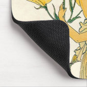 Vintage Märchen, Abend Primrose, Walter Krane Mousepad (Ecke)