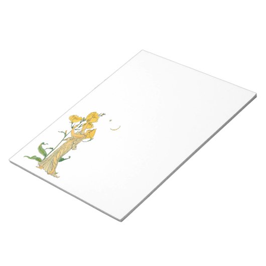 Vintage Märchen, Abend Primrose, Walter Krane Notizblock (angewinkelt)