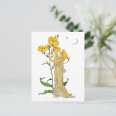Vintage Märchen, Abend Primrose, Walter Krane Postkarte (Stehend Vorderseite)