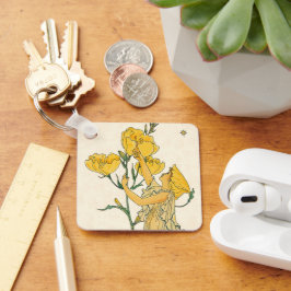 Vintage Märchen, Abend Primrose, Walter Krane Schlüsselanhänger