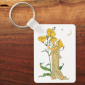Vintage Märchen, Abend Primrose, Walter Krane Schlüsselanhänger (Vorderseite)