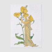 Vintage Märchen, Abend Primrose, Walter Krane Seidenpapier (Vorderseite)