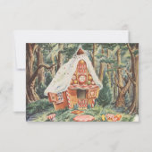 Vintage Märchen, Adresswechsel Einladung (Vorderseite)