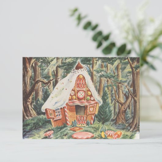 Vintage Märchen, Adresswechsel Einladung (Stehend Vorderseite)