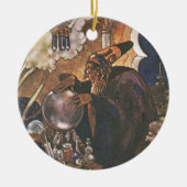 Vintage Märchen, Aladdin und Magic Lamp Keramikornament (Vorne)