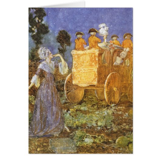 Vintage Märchen Aschenputtel und gute Fee (Vorne)