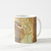 Vintage Märchen, Aschenputtel und Märchenmutter Kaffeetasse (VorderseiteRechts)