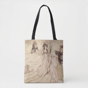 Vintage Märchen, Aschenputtel von Arthur Rackham Tasche
