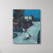 Vintage Märchen, Aschenputtel von Edmund Dulac Leinwanddruck (Vorderseite)