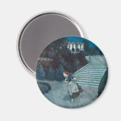 Vintage Märchen, Aschenputtel von Edmund Dulac Magnet (Vorderseite/Rückseite)