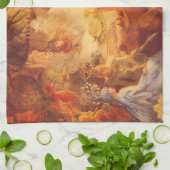 Vintage Märchen Der Gefangene Robin von Fitzgerald Handtuch (Gefaltet)