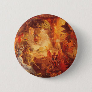 Vintage Märchen Die gefangene Robin von Fitzgerald Button