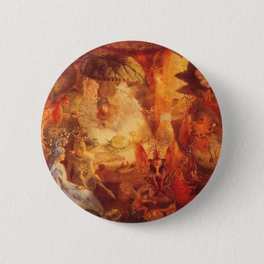Vintage Märchen Die gefangene Robin von Fitzgerald Button (Vorderseite)
