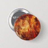 Vintage Märchen Die gefangene Robin von Fitzgerald Button (Vorne & Hinten)