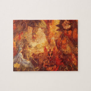 Vintage Märchen Die gefangene Rotkehlchen von Fitz Puzzle