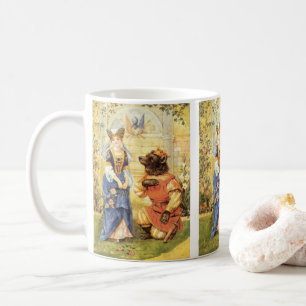 Vintage-Märchen, Die Schöne und das Biest Kaffeetasse