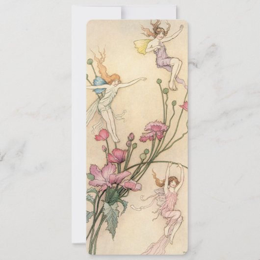 Vintage Märchen, drei Spirituosen gefüllt mit Freu (Vorderseite)