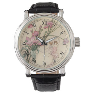 Vintage Märchen, drei Spirituosen gefüllt mit Freu Armbanduhr