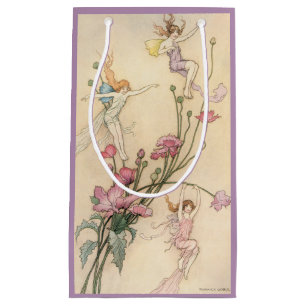 Vintage Märchen, drei Spirituosen gefüllt mit Freu Kleine Geschenktüte