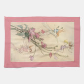 Vintage Märchen, drei Spirituosen gefüllt mit Freu Küchentuch (Horizontal)