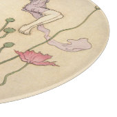 Vintage Märchen, drei Spirituosen gefüllt mit Freu Schneidebrett (Ecke)