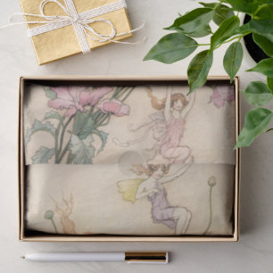 Vintage Märchen, drei Spirituosen gefüllt mit Freu Seidenpapier