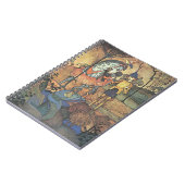 Vintage Märchen, ein tapferer Ritter und Drache Notizblock (Linke Seite)