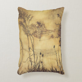 Vintage Märchen, Fairy's Tightrope von Rackham Dekokissen