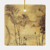 Vintage Märchen, Fairy's Tightrope von Rackham Keramikornament (Rückseite)