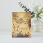 Vintage Märchen, Fairy's Tightrope von Rackham Postkarte (Stehend Vorderseite)