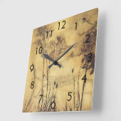 Vintage Märchen, Fairy's Tightrope von Rackham Quadratische Wanduhr (Winkel)