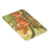 Vintage Märchen, Froschprinzessin am Teich Magnet (Rechte Seite)