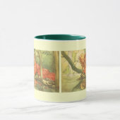 Vintage Märchen, Froschprinzessin am Teich Tasse (Zentrum)