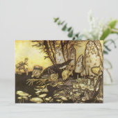 Vintage Märchen, Gruppe der Arbeiter von Rackham (Stehend Vorderseite)