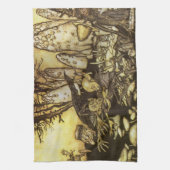 Vintage Märchen, Gruppe der Arbeiter von Rackham Küchentuch (Vertikal)
