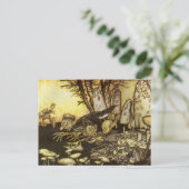 Vintage Märchen, Gruppe der Arbeiter von Rackham Postkarte (Stehend Vorderseite)