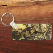 Vintage Märchen, Gruppe der Arbeiter von Rackham Schlüsselanhänger (Rückseite)