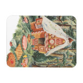 Vintage Märchen, Hänsel und Gretel Candy House Magnet (Horizontal)