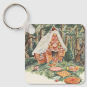 Vintage Märchen, Hänsel und Gretel Candy House Schlüsselanhänger (Vorderseite)