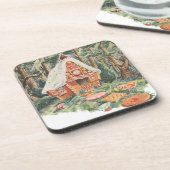 Vintage Märchen, Hänsel und Gretel Candy House Untersetzer (Linke Seite)