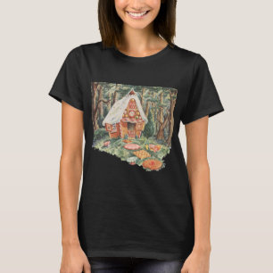 Vintage Märchen, Hänsel und Gretel Süßigkeitenhaus T-Shirt