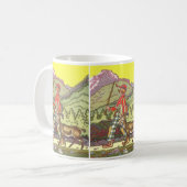 Vintage Märchen, Junge und Nordwind, Hauman Kaffeetasse (Vorderseite Links)