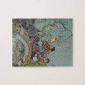 Vintage Märchen, Nachtigall von Edmund Dulac Puzzle (Horizontal)